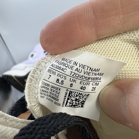 Converse Run Star Legacy CX Hi Vapor Violet Shoes A03064C Platform Women's 8.5 - Picture 8 of 8